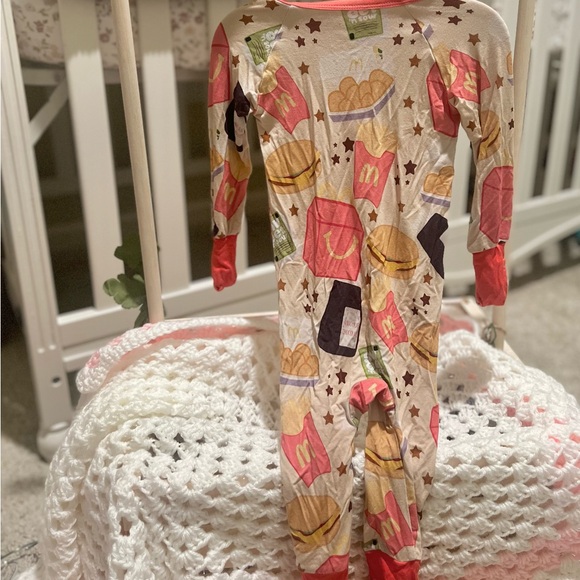 McDonald’s Print Baby Bamboo Onesie - Picture 1 of 2